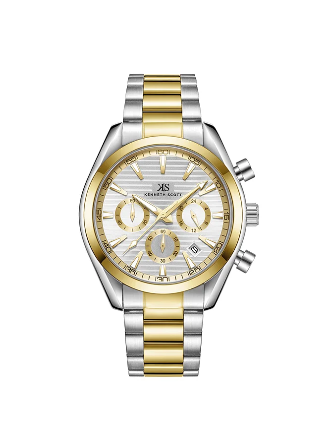 Men's Stainless Steel Chrono & Multi Function Watch K23150-TBTW - 42 mm